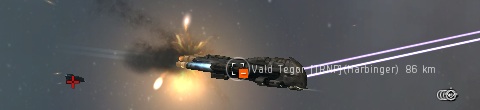 Harbinger employed for the first wave in a w-space anomaly