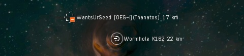 Sure enough, the Thanatos carrier kills the wormhole