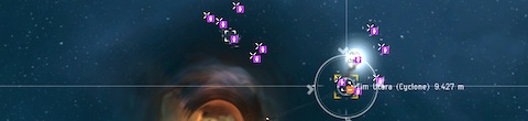 Engaging the Cyclone on the wormhole
