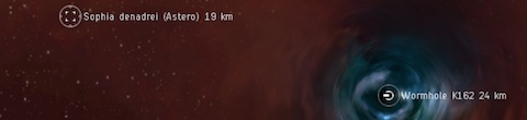 Astero near C2 K162 in low-sec