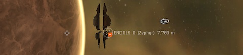 Zephyr floats carelessly in orbit around a planet