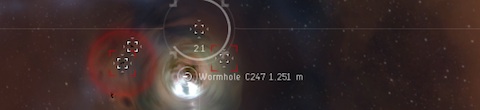 Attacked by the fleet on the wormhole